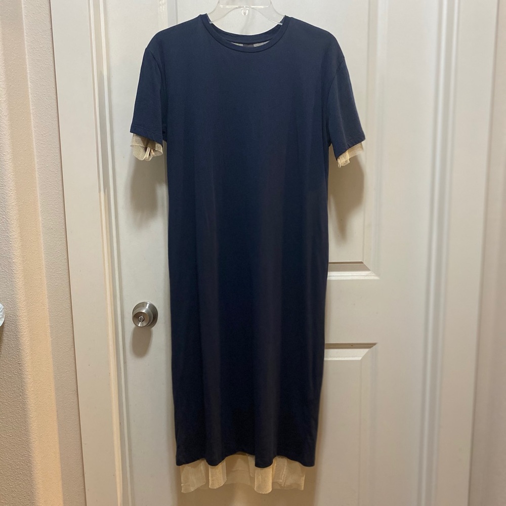 TOPSHOP BOUTIQUE midi dress with tulle